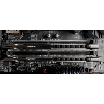 Kit Barrettes mémoire 32Go (2x16Go) DIMM DDR4 Patriot Viper Steel  3600Mhz – Noir
