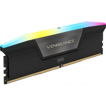 Corsair Vengeance DDR5 RGB 16 Go (2 x 8 Go) 5200 MHz CL40 – Noir