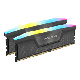Corsair Vengeance DDR5 RGB 32 Go (2 x 16 Go) 6000 MHz CL30 – Noir