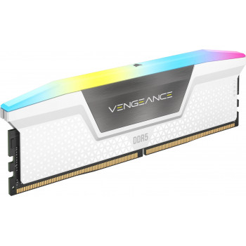 Corsair Vengeance DDR5 RGB 32 Go (2 x 16 Go) 6000 MHz CL30 – Blanc
