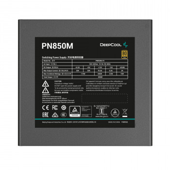 DeepCool PN850-M 850W Gold (Noir)