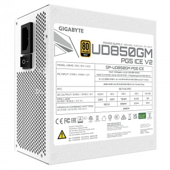 GIGABYTE UD850GM PG5 V2 ICE (Blanc)
