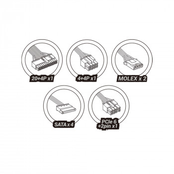 Mars Gaming MPIII - 650W (Noir Rouge)