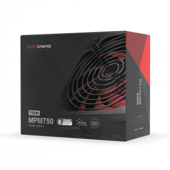 Mars Gaming MPIII - 750W (Noir Rouge)
