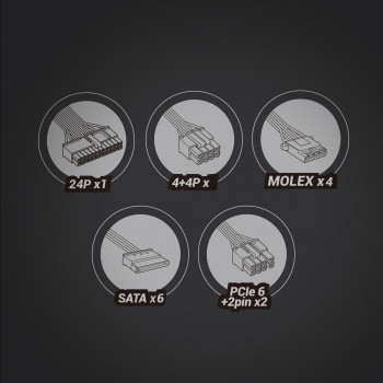 Mars Gaming MPIII - 750W (Noir Rouge)