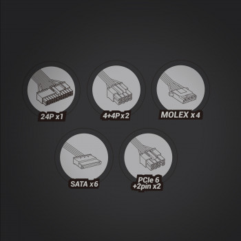 Mars Gaming MPIII - 850W (Blanc)